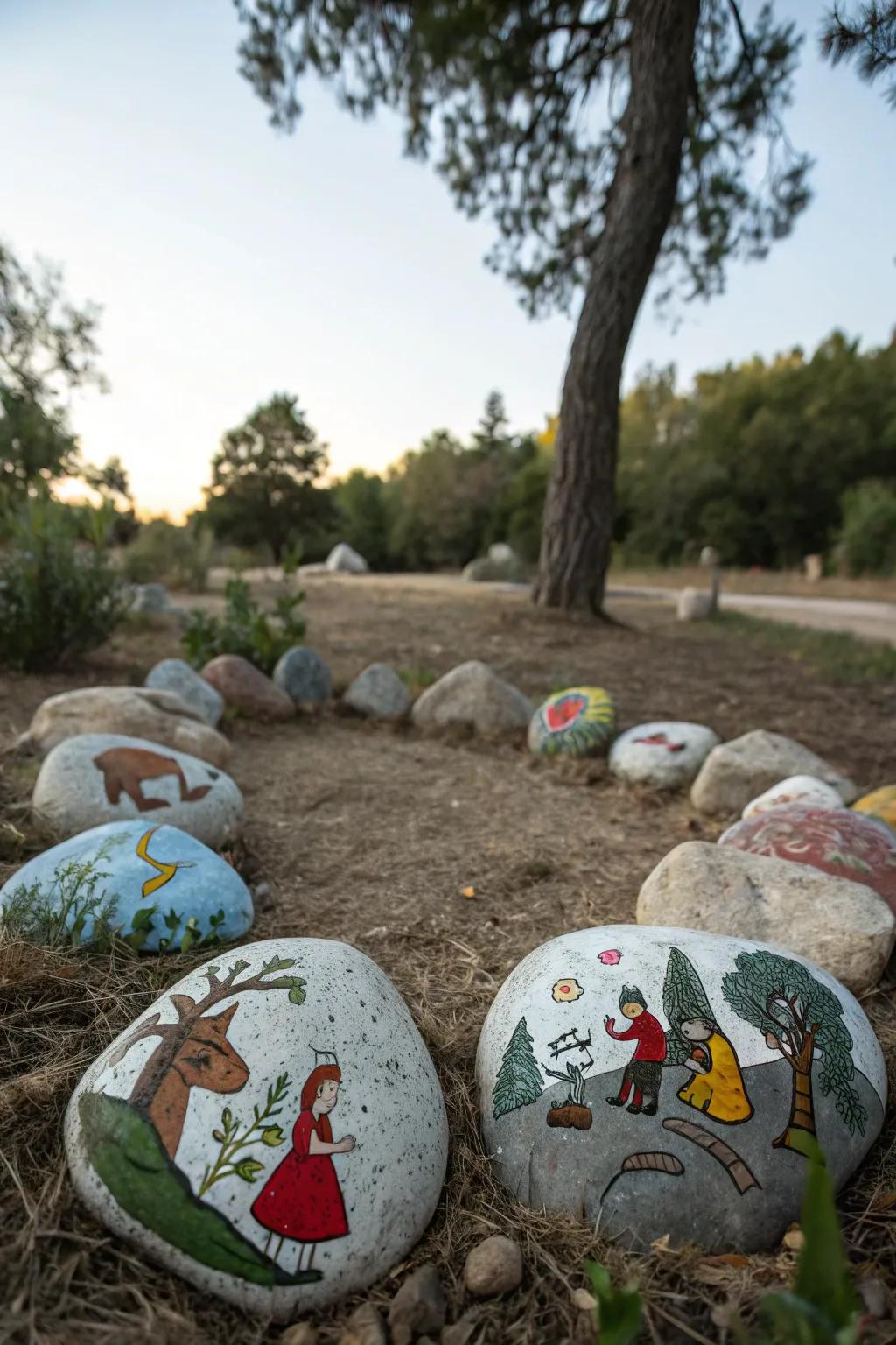 Ignite imagination with story stones for creative storytelling.