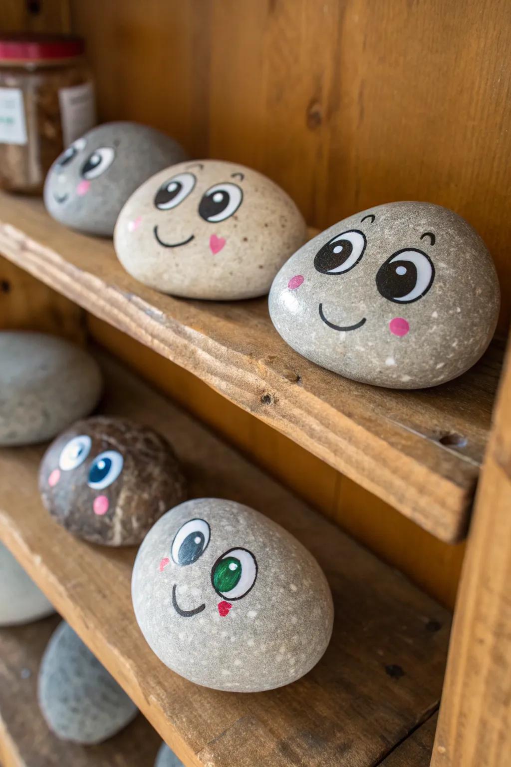 Bring back the fun with these delightful pet rocks.
