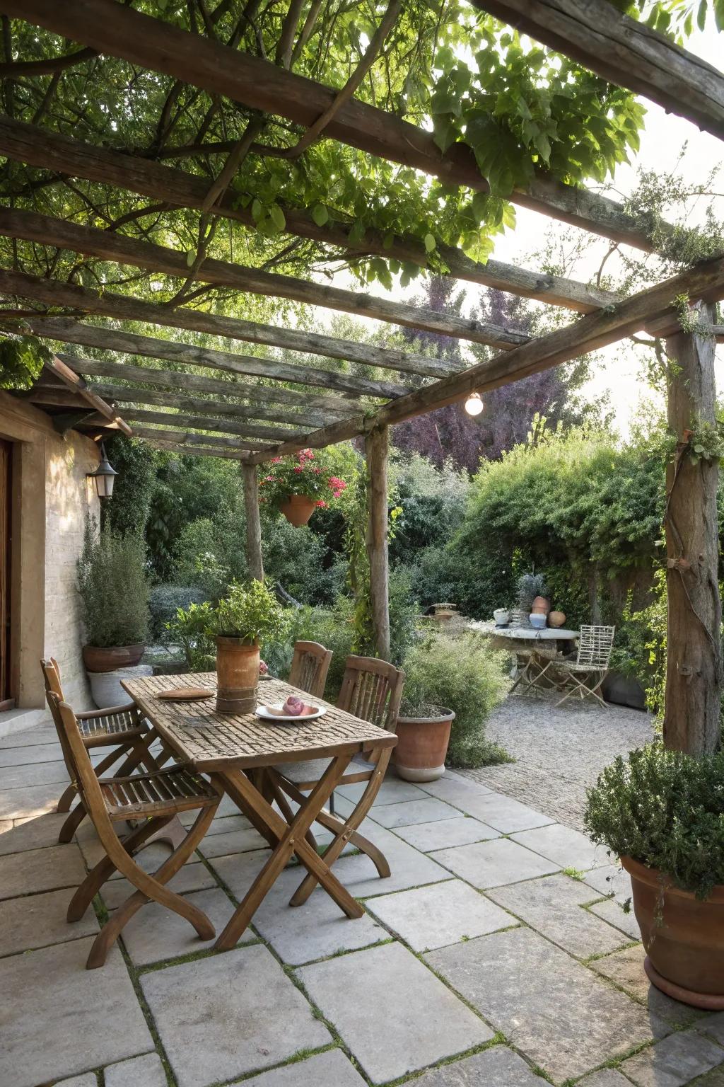 DIY pergolas offer stylish shade and enhance outdoor spaces.