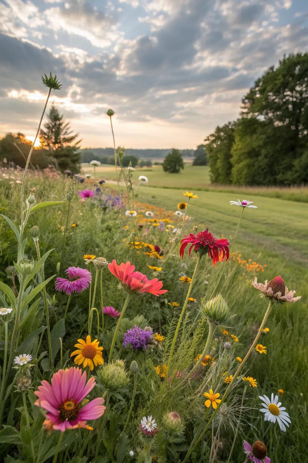 A garden that blooms continuously with careful planning.