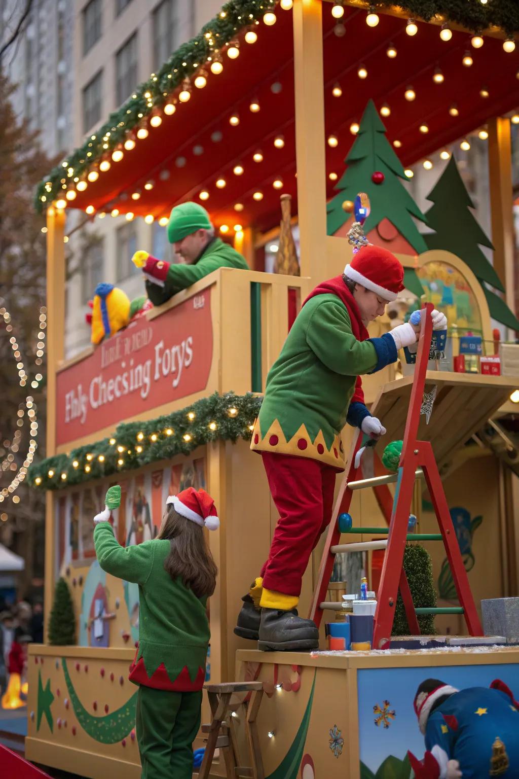 Interactive elves create a lively, enchanting experience.