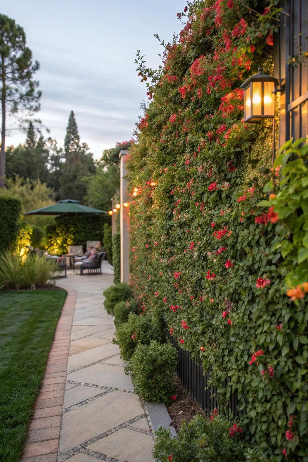 A living wall fence brings life and vibrancy to your space.