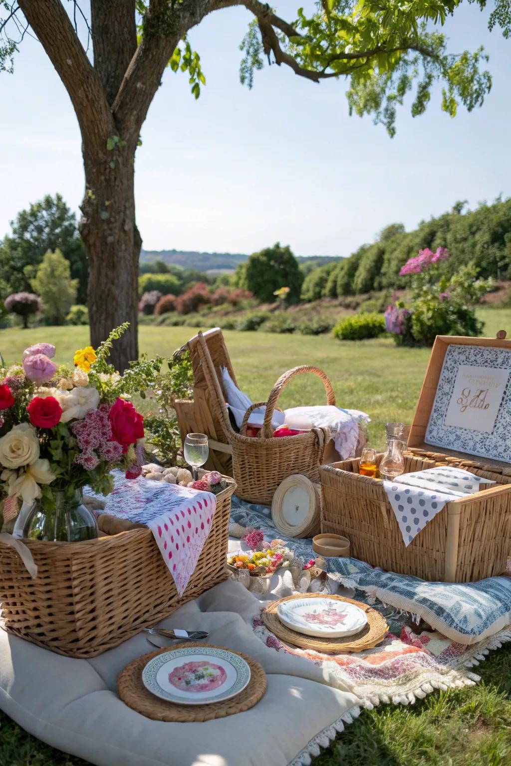 Personalize your picnic with creative DIY baskets.