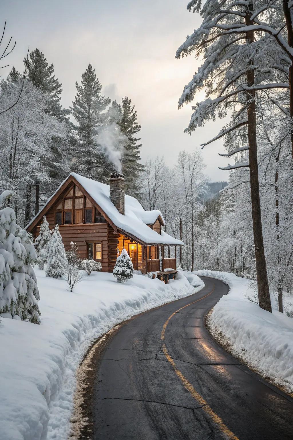 Heated driveways provide effortless winter maintenance.