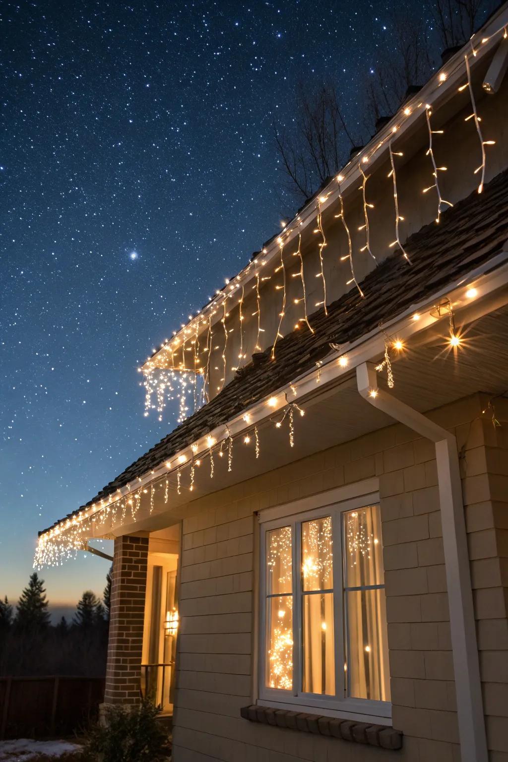 Meteor tube lights offer a mesmerizing, futuristic flair.