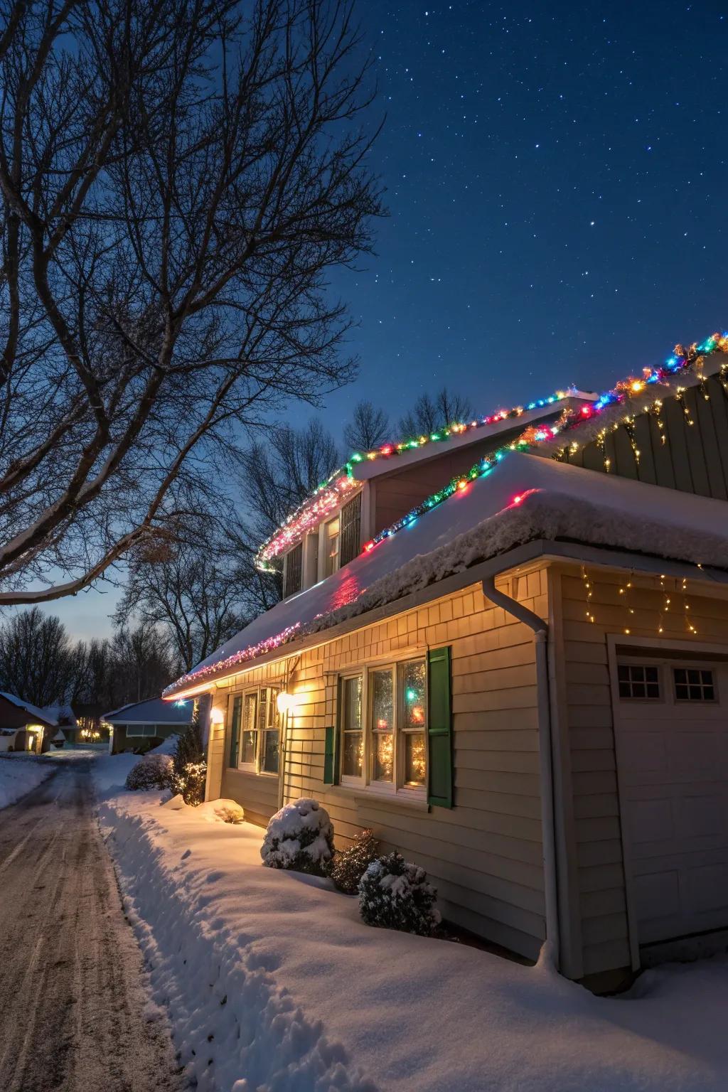 Animated light displays bring your roof to life with movement.