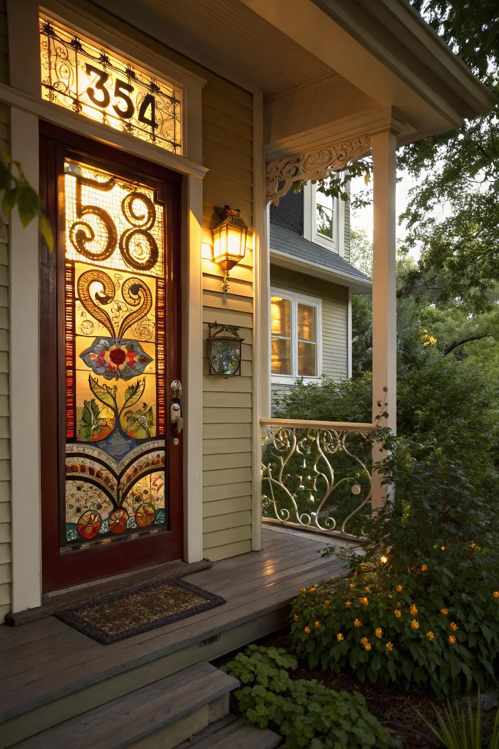 Transform your house numbers into a piece of art.