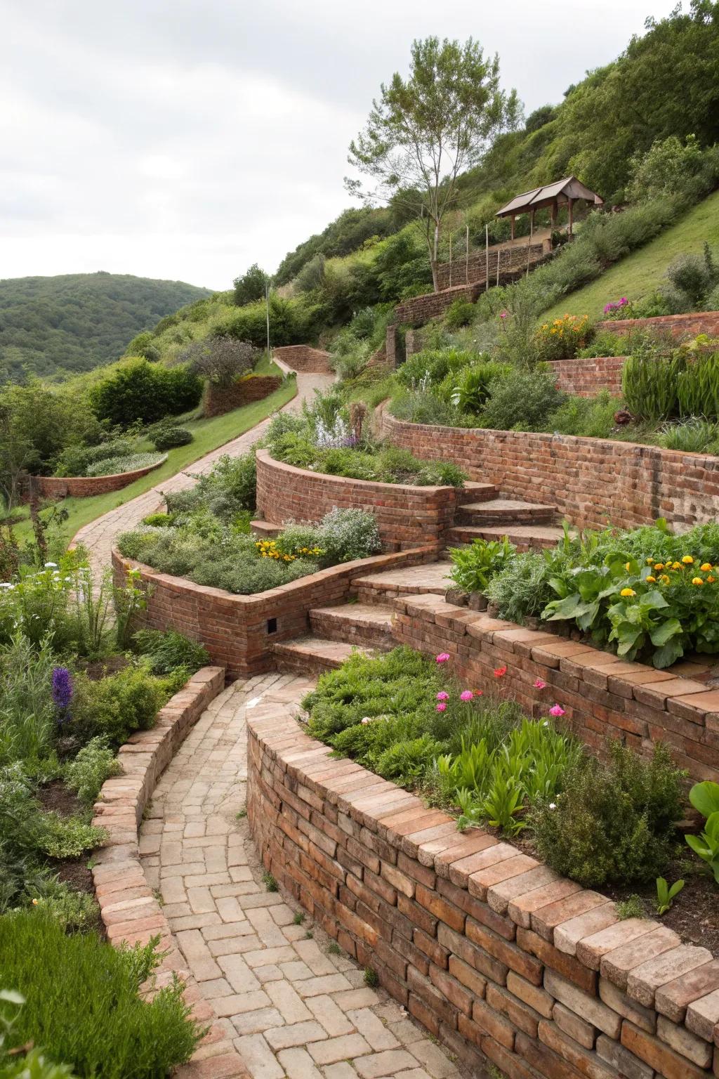 Recycled materials add character and sustainability.