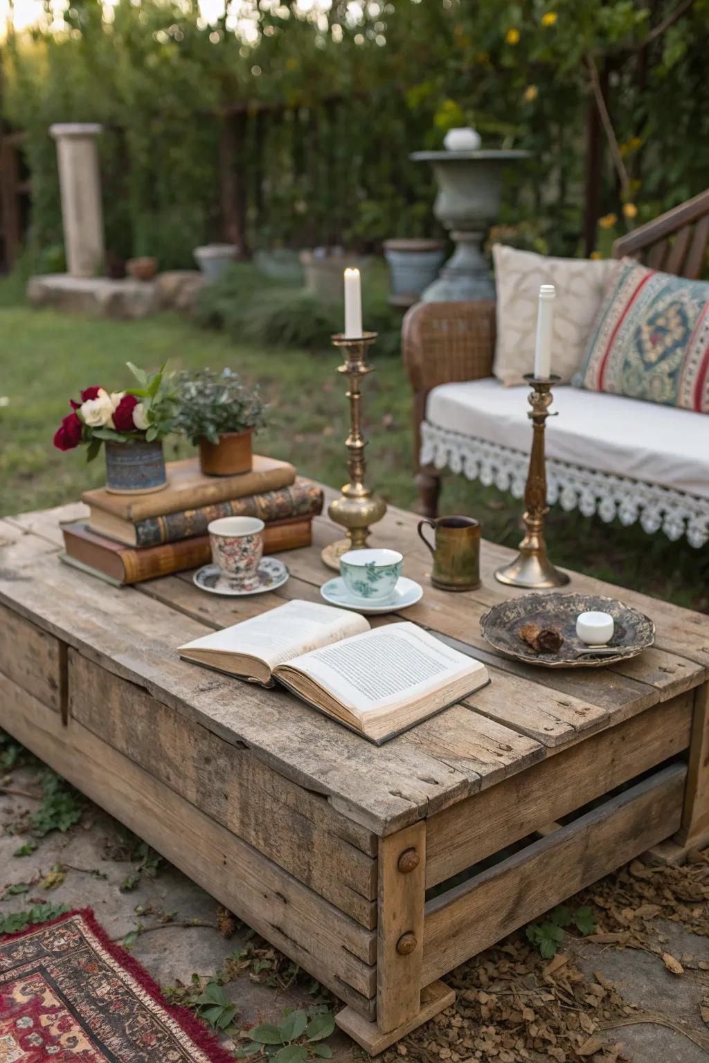 Add a touch of nostalgia with vintage decor.