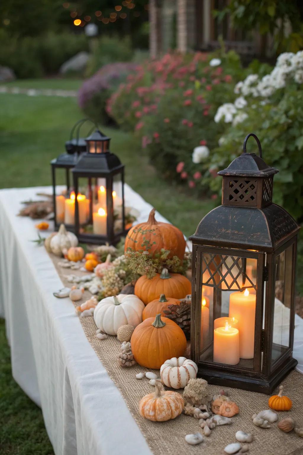 Celebrate the seasons with creative lantern fillers.