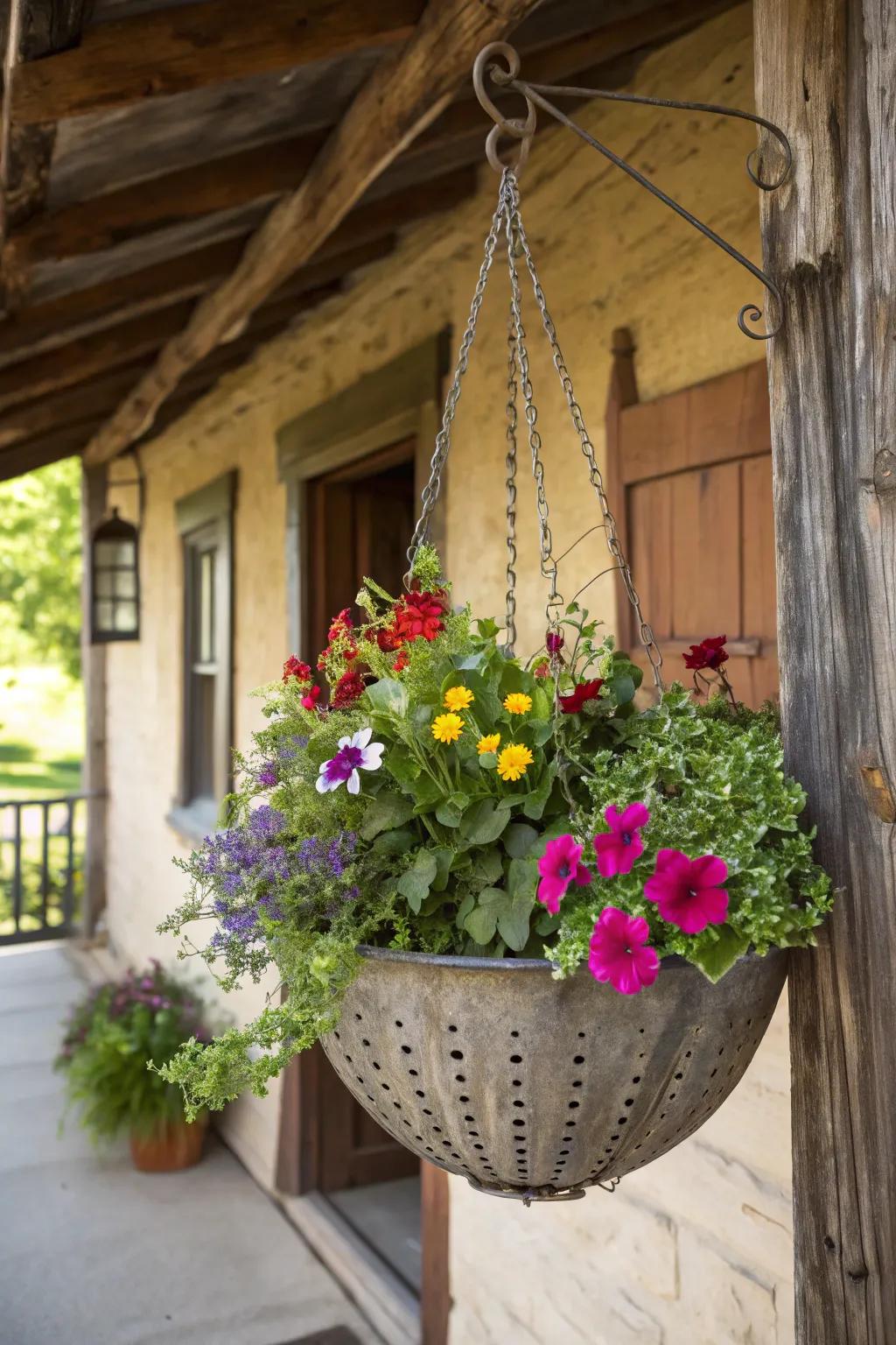 Turn kitchen cast-offs into charming garden decor with a simple DIY touch.