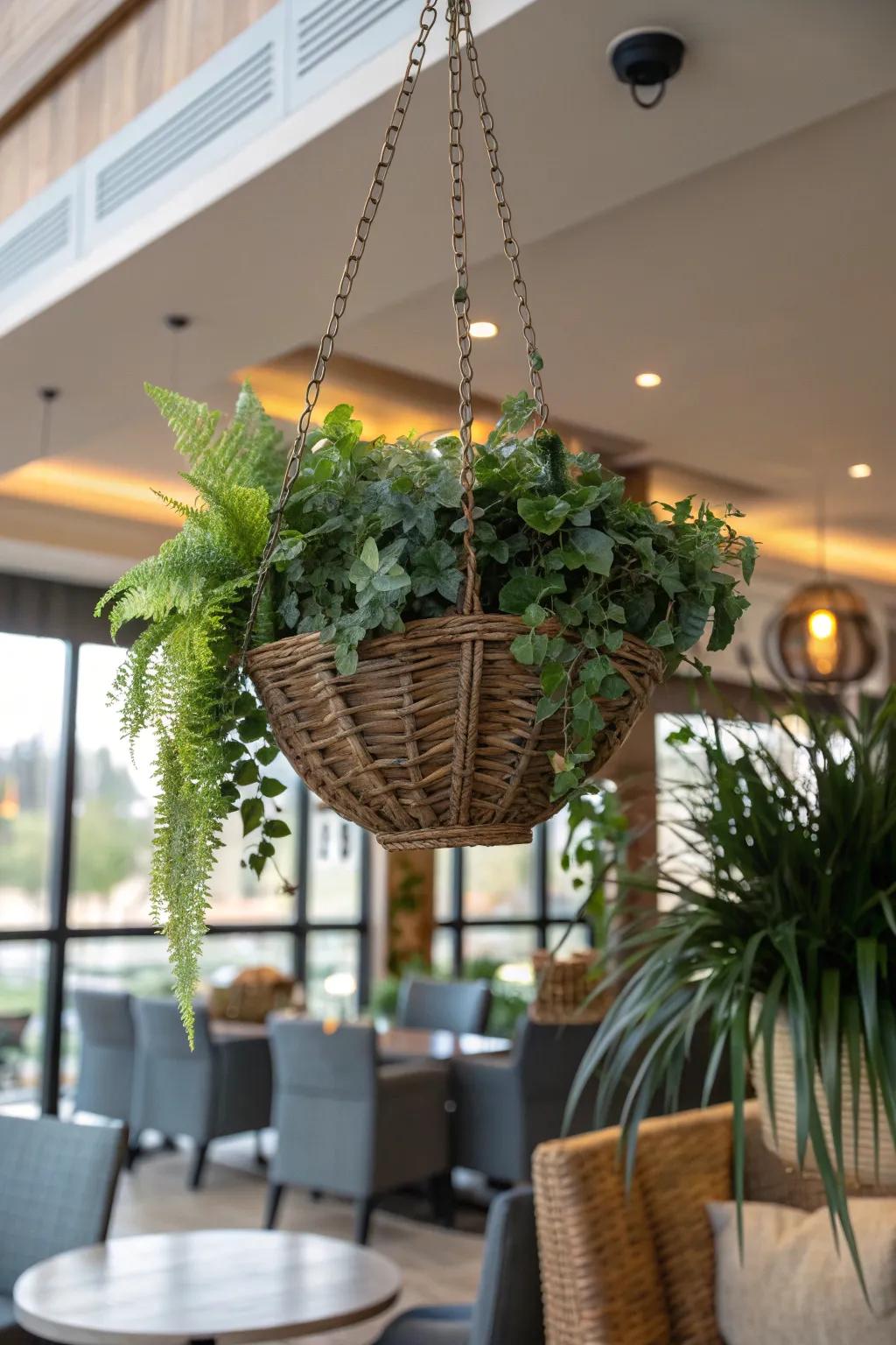 Faux plants offer beauty without the fuss.