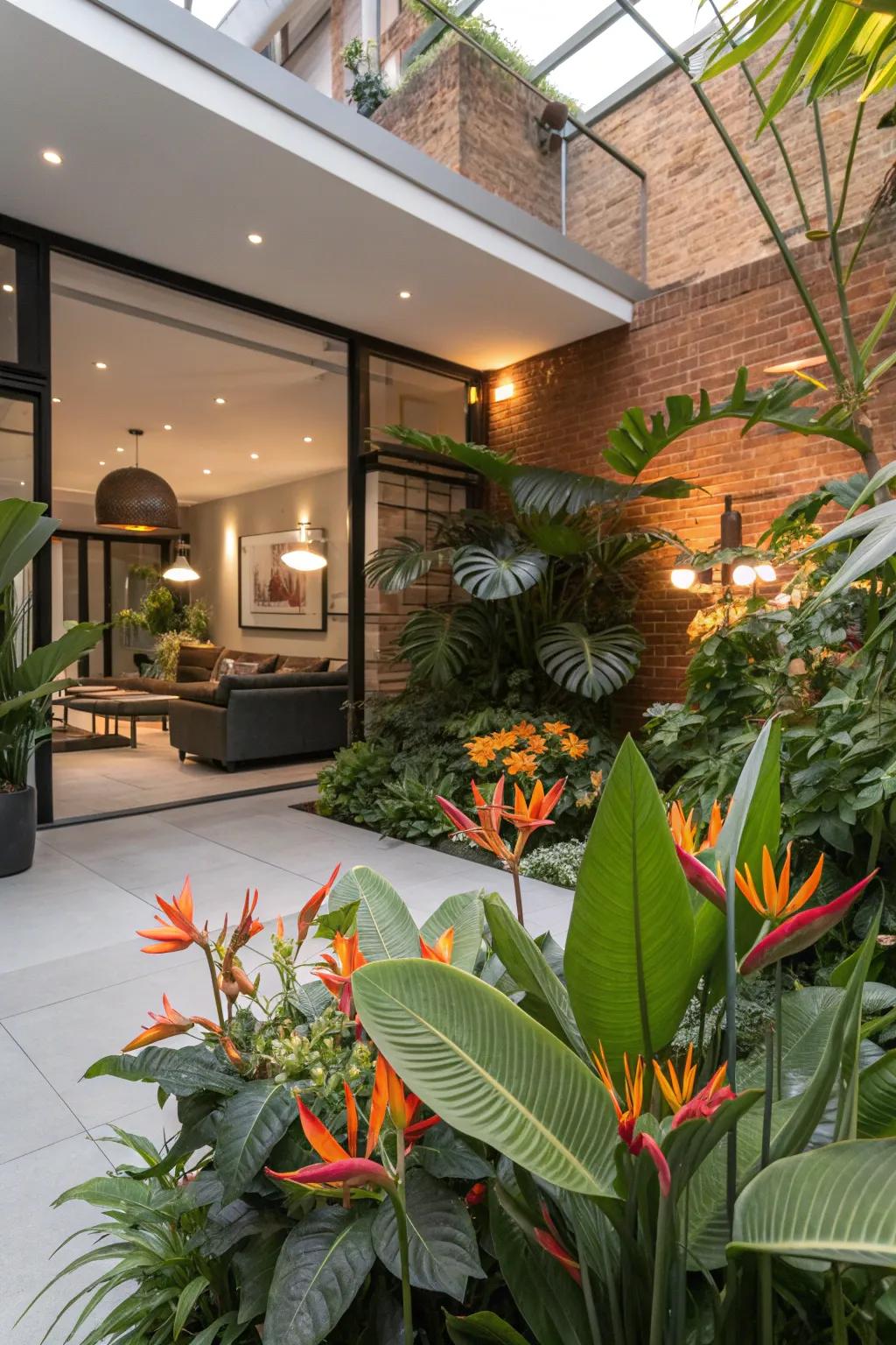 Bring a slice of the tropics to your basement with lush, vibrant plants.