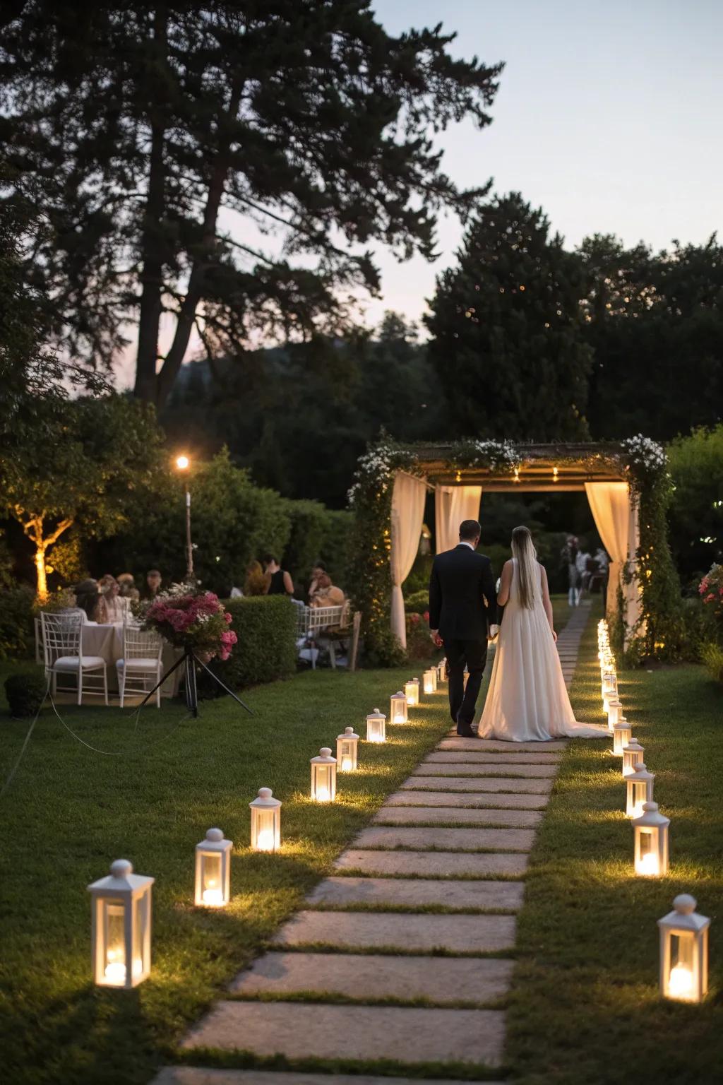 Pathway lighting ensures safety while adding charm.
