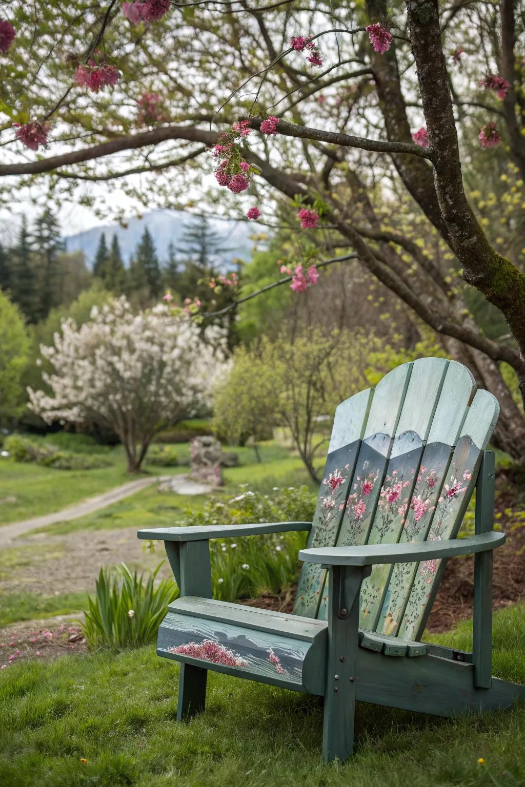 Bring the beauty of nature to your seating with landscape designs.