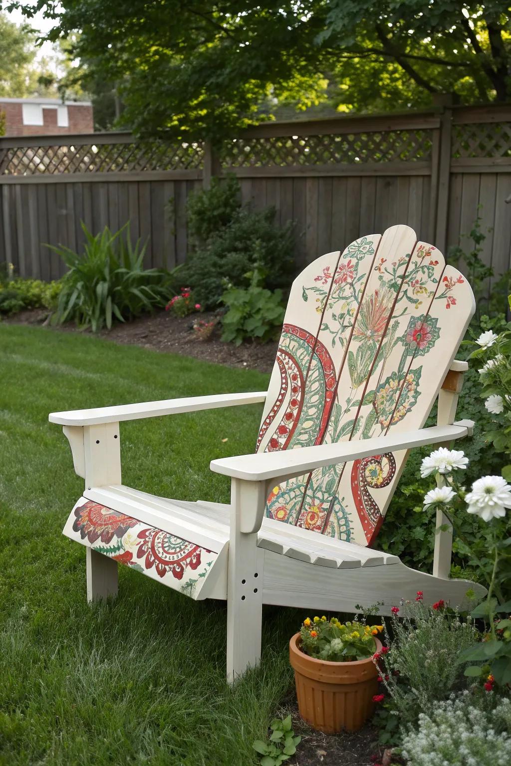 Custom patterns make your chairs truly one-of-a-kind.