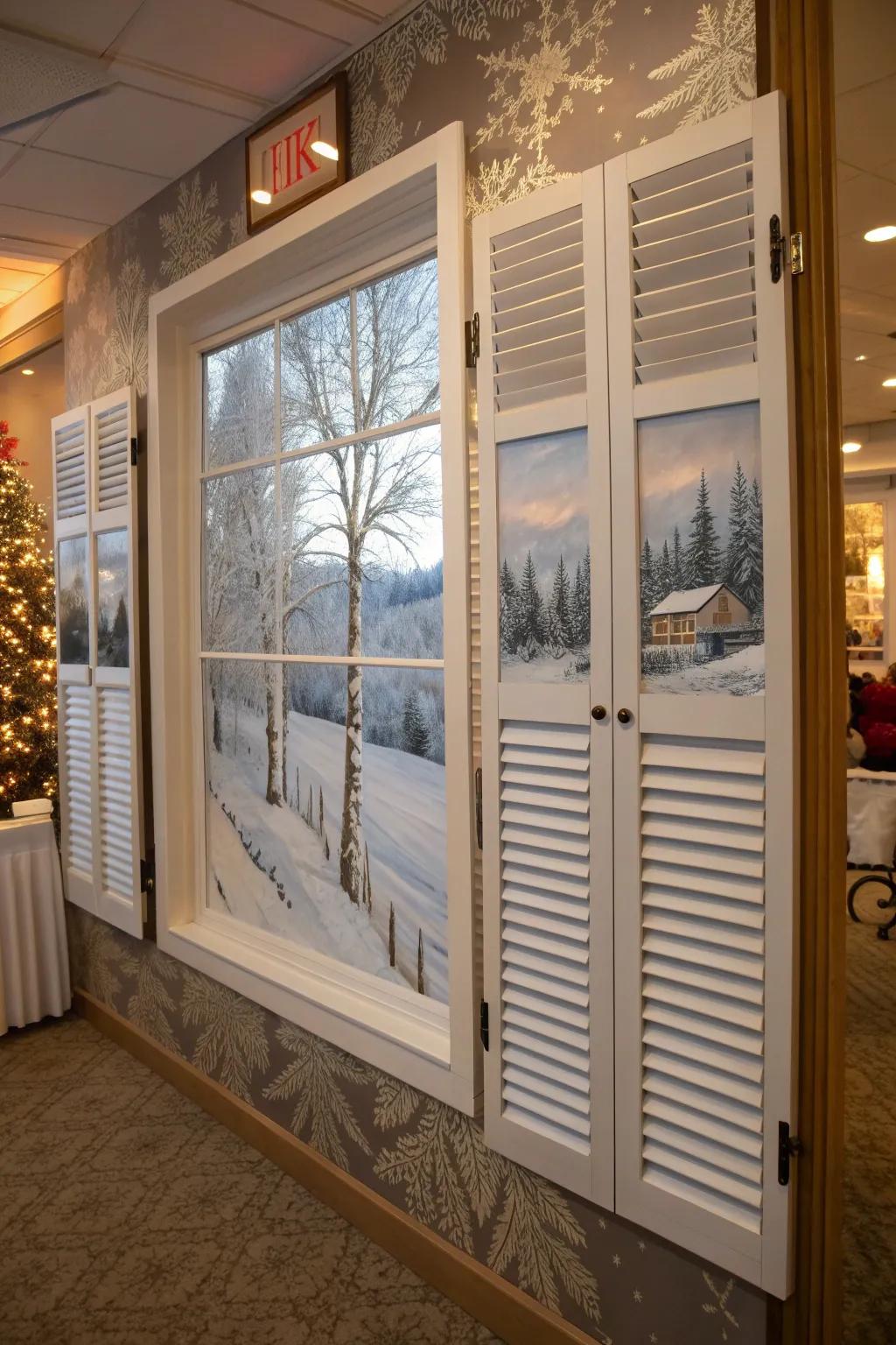 Bring winter landscapes into your home.