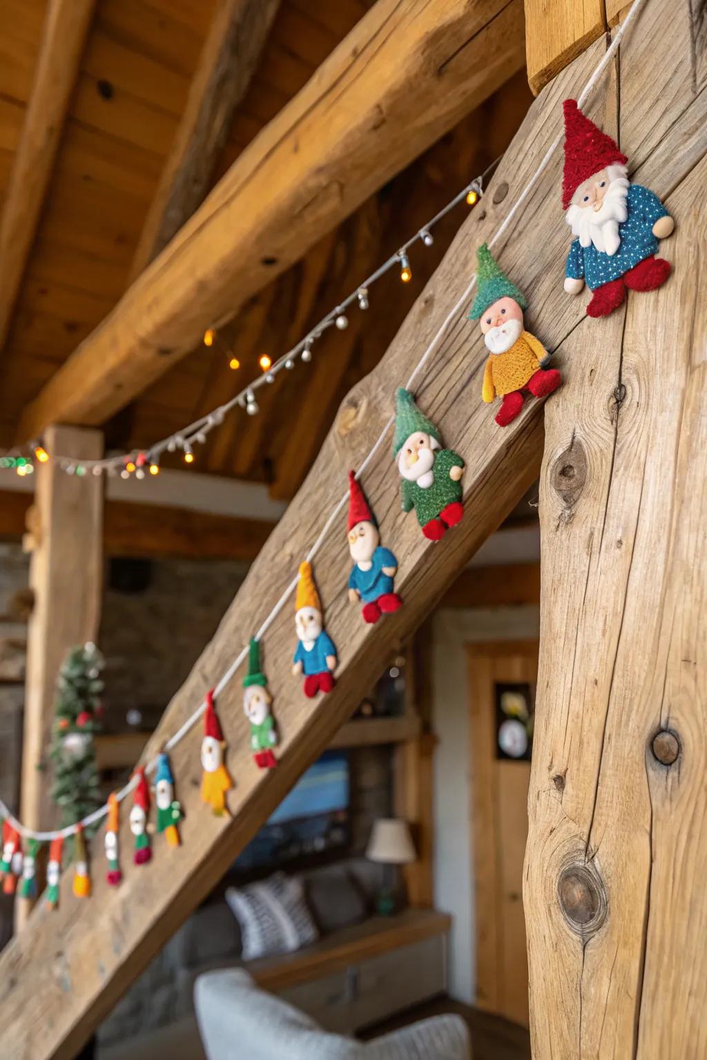 Versatile gnome garlands brighten up any space.