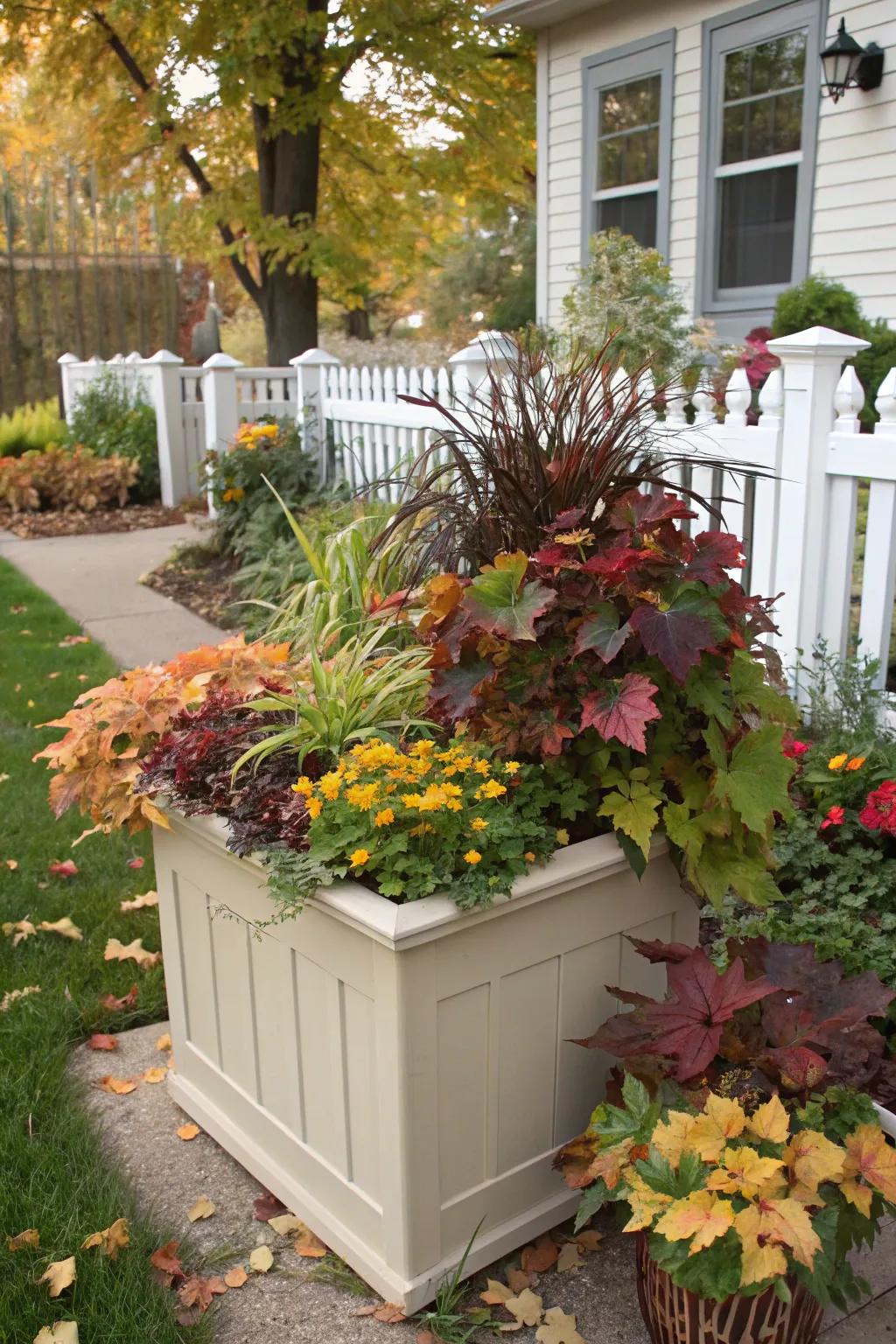 Self-watering planters offer sustainability and style for autumn.