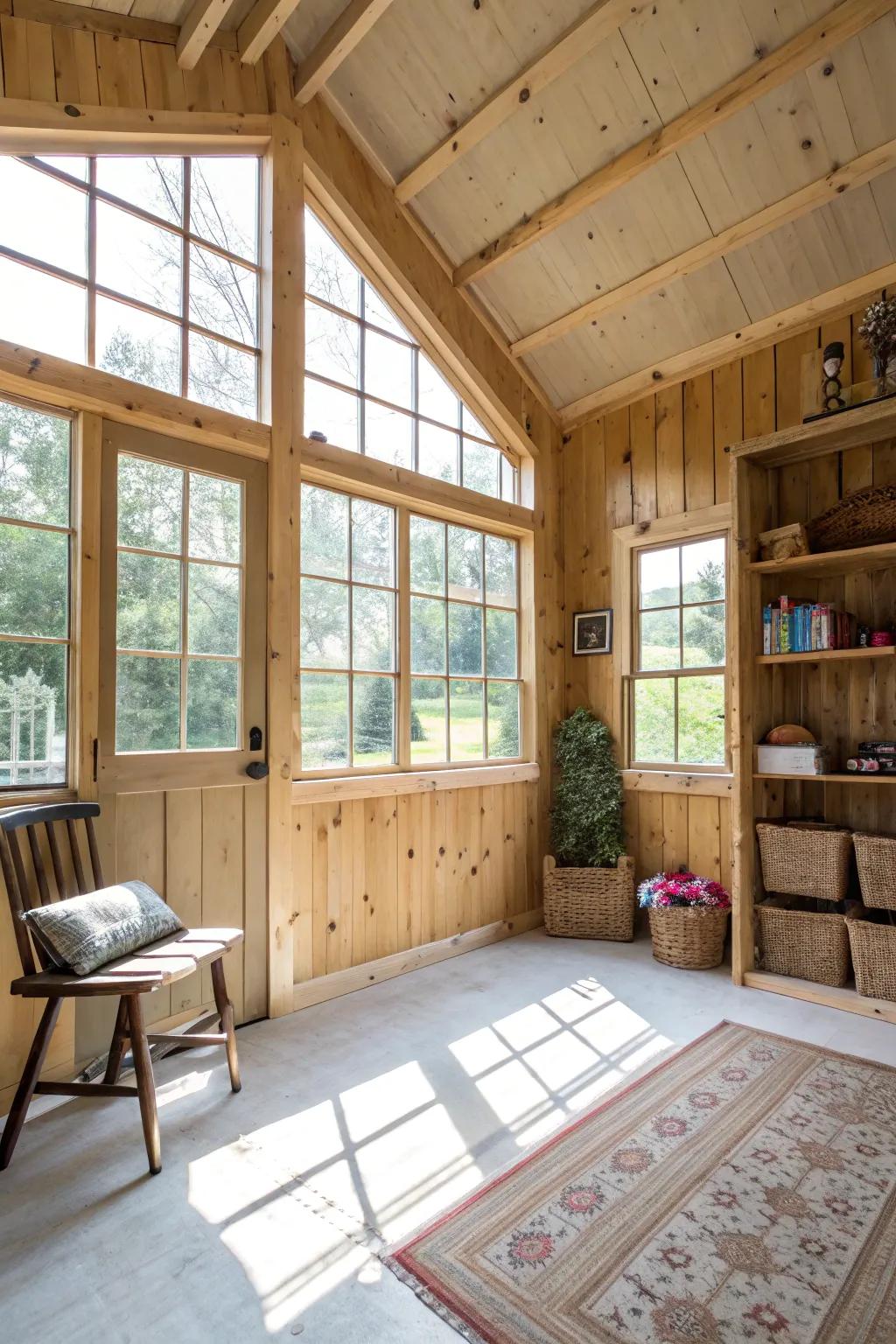 Bask in the glow of natural light in your airy retreat.