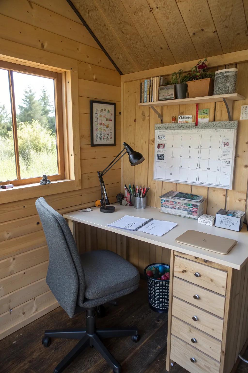 Boost productivity with a dedicated home office escape.