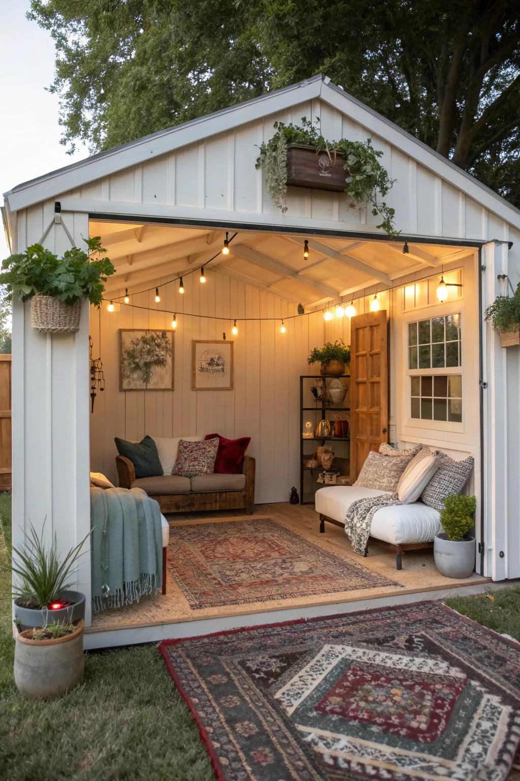 Relax and work in harmony with a multi-purpose lounge.