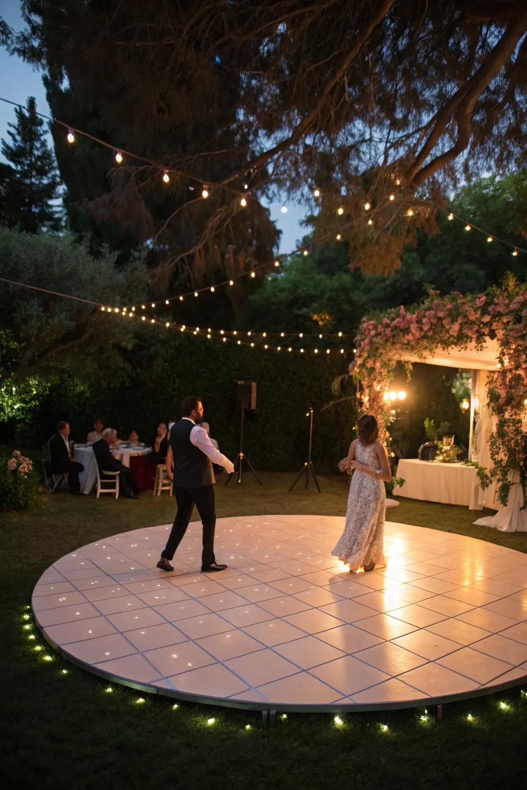 Encourage connection with a round dance platform.