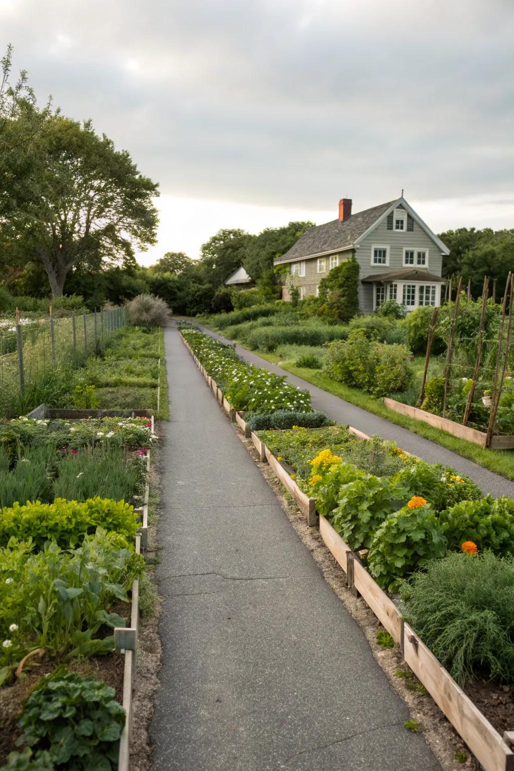 Edible garden borders offer beauty and practical benefits.