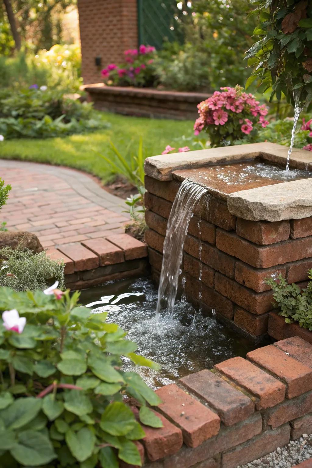 Bring tranquility to your garden with a water feature.