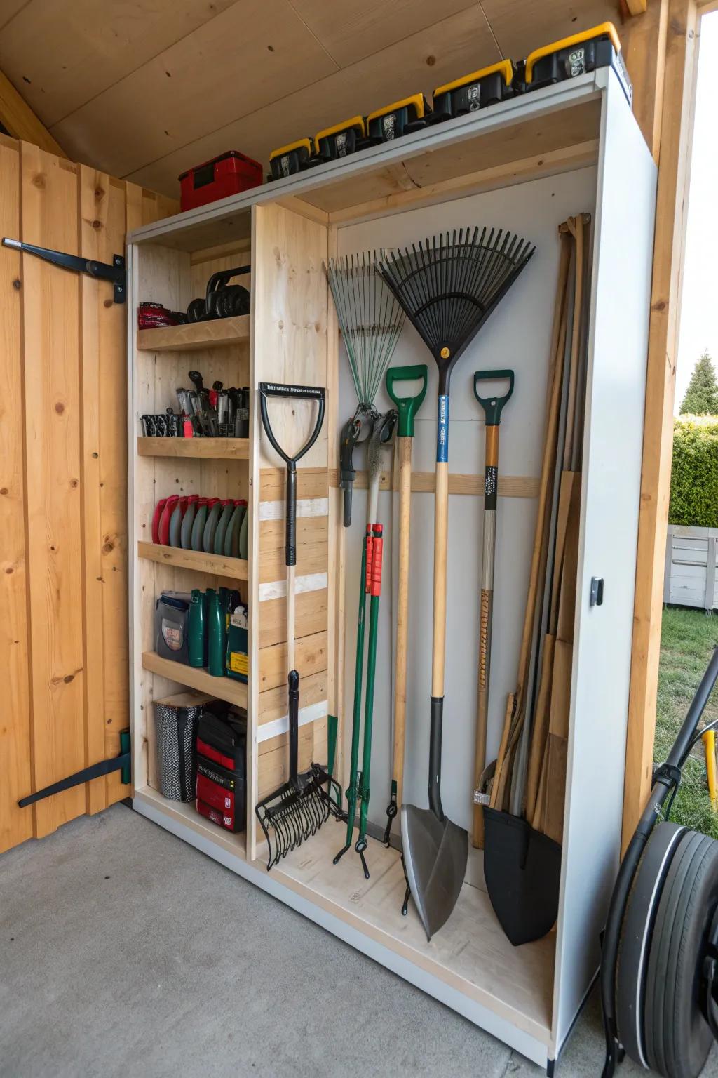 Organize all your tools with a multi-tool storage system.