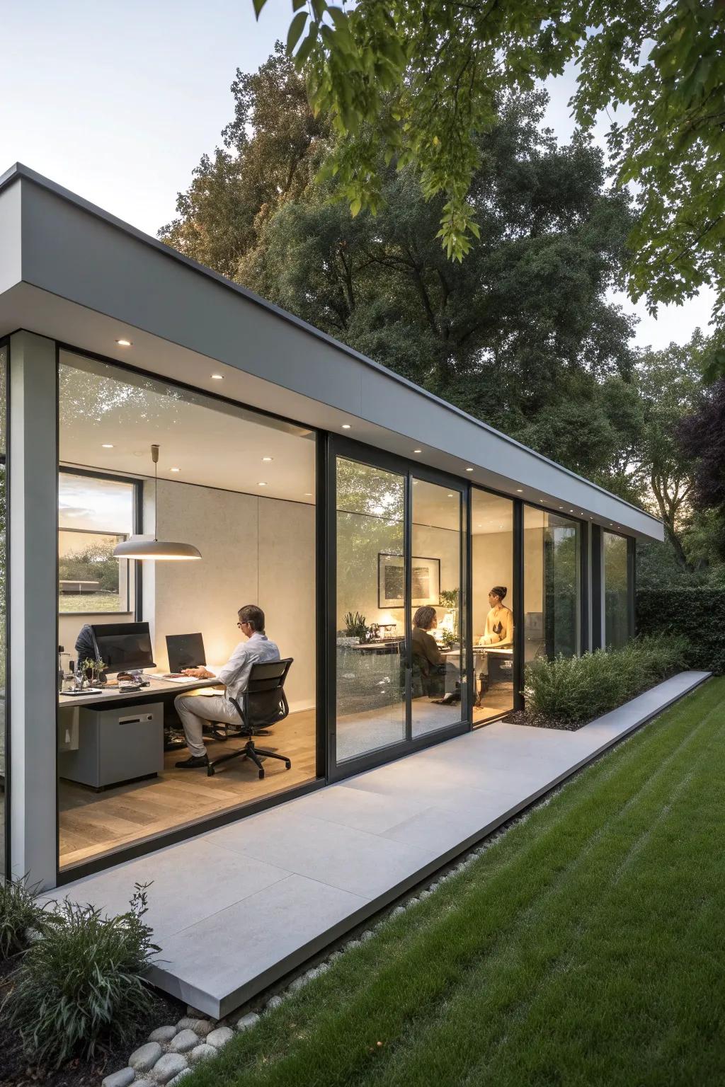 Modern design meets natural beauty.