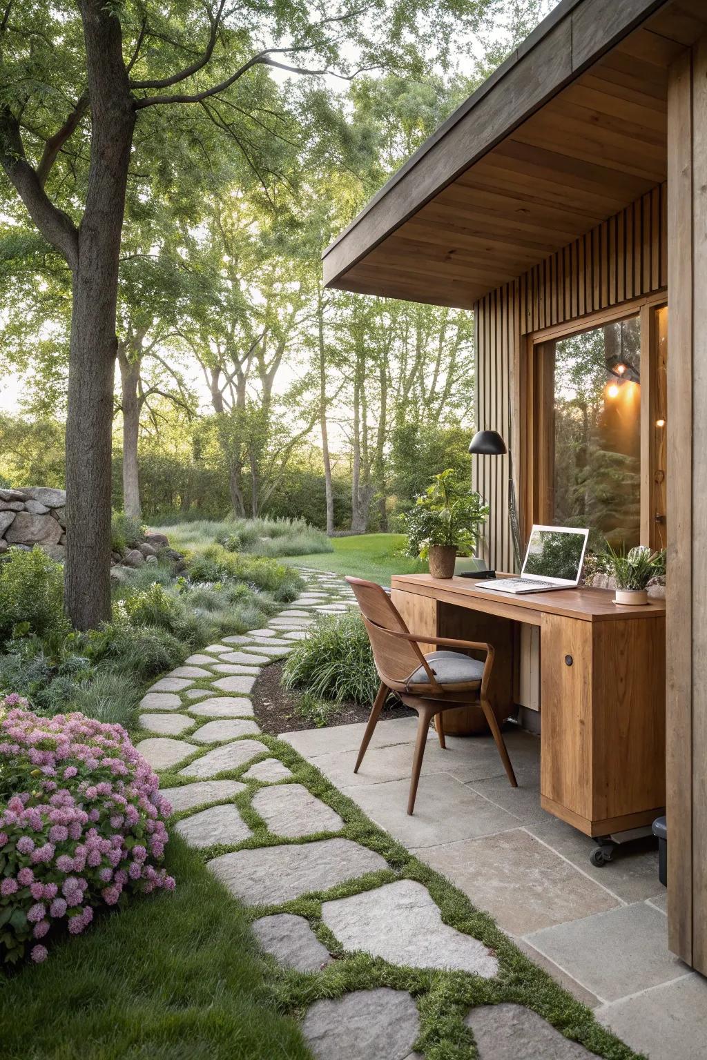 Blend your workspace with nature.