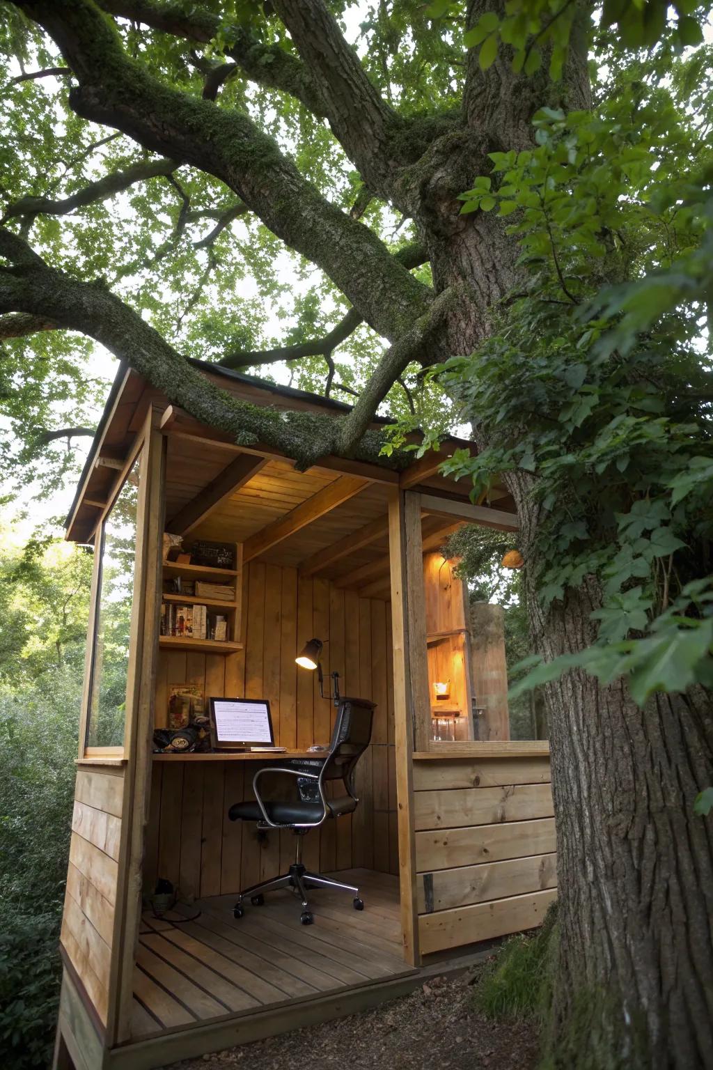 Work among the treetops.