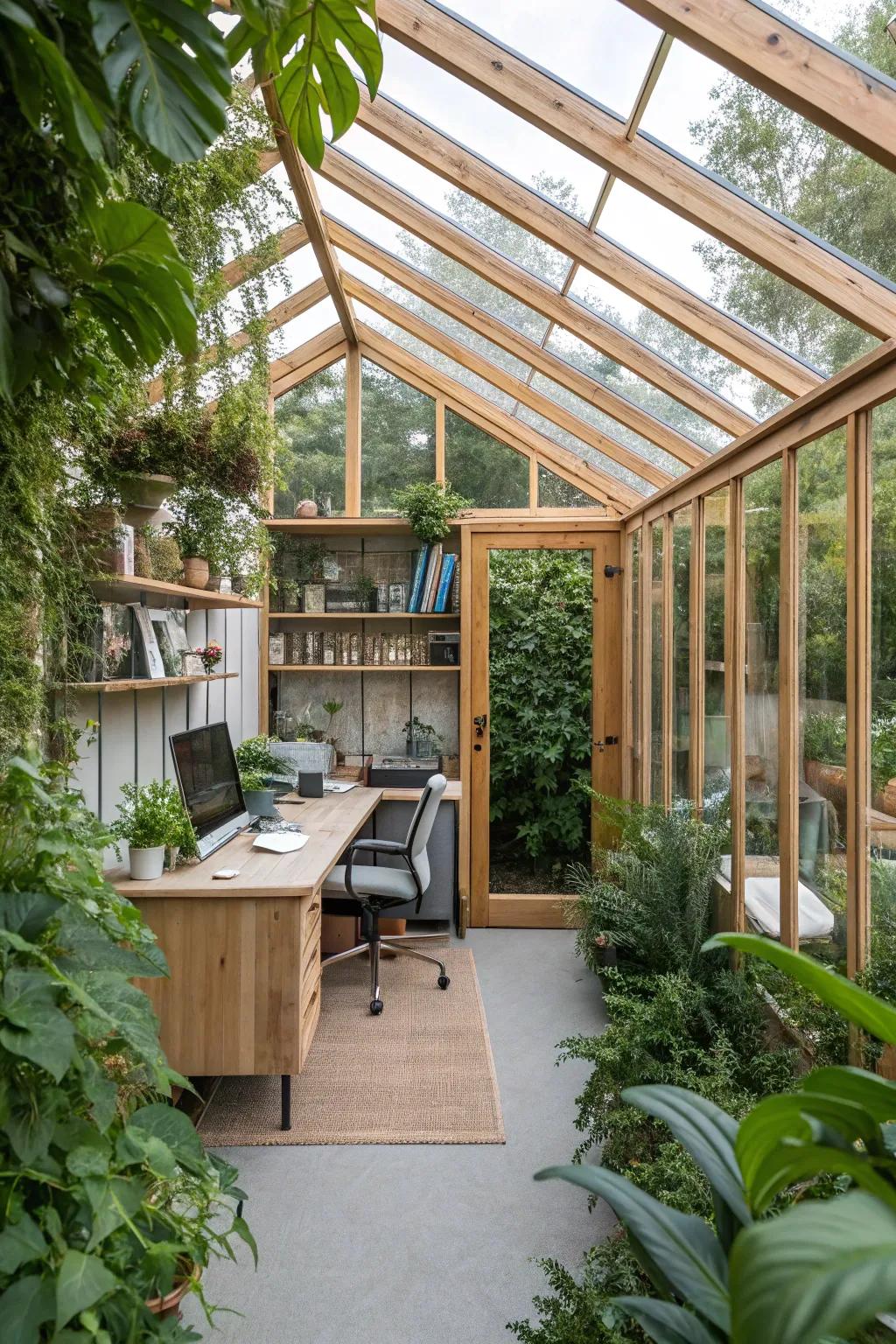 Work among your green companions.