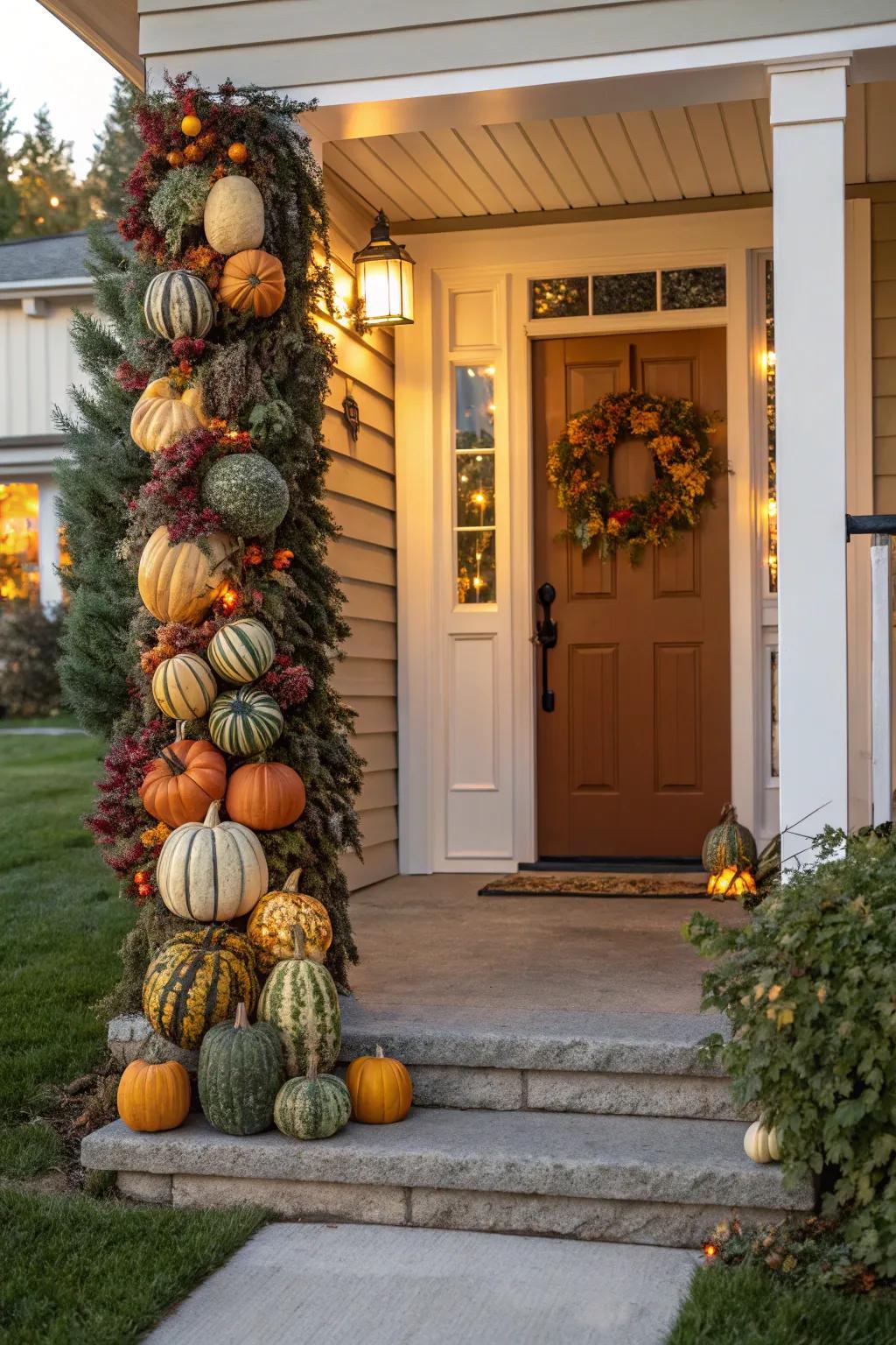 Gourds add unique texture to your decor