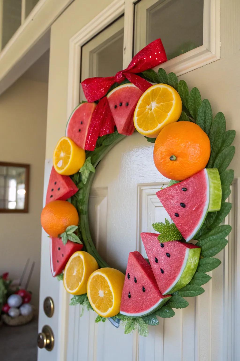 A refreshing combination of watermelon and citrus that adds a zesty pop to your decor.