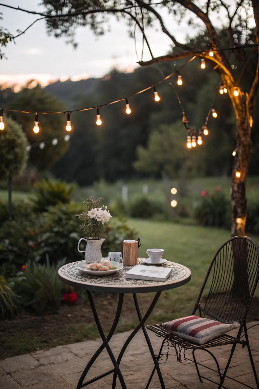 Ambient lighting turns your space into a magical retreat.