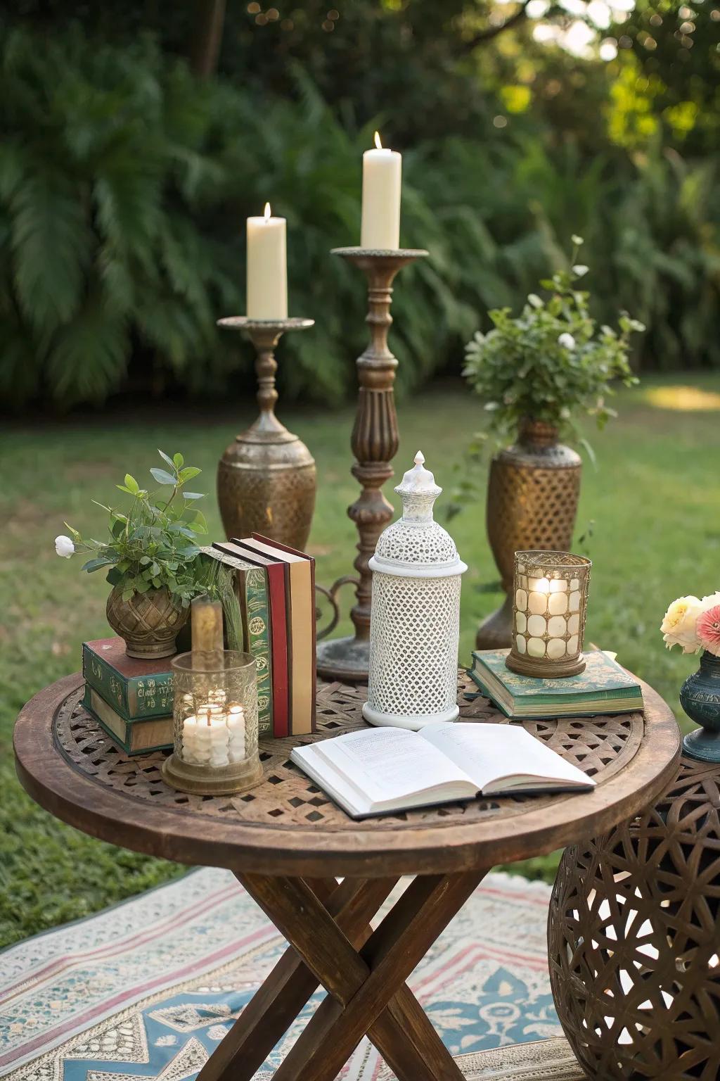 Symmetry brings balance and order to your decor.