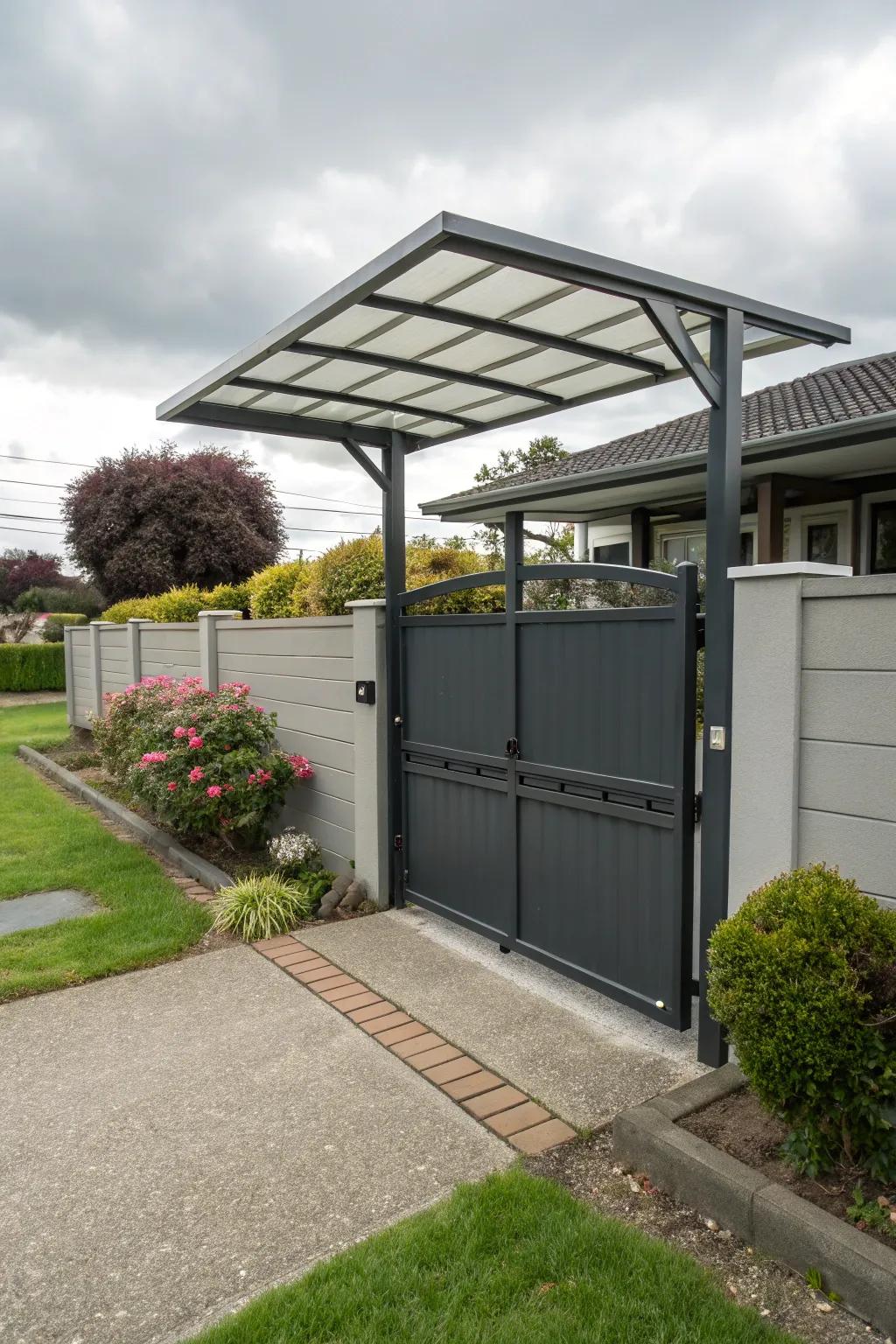 Weather-resistant gates ensure durability.