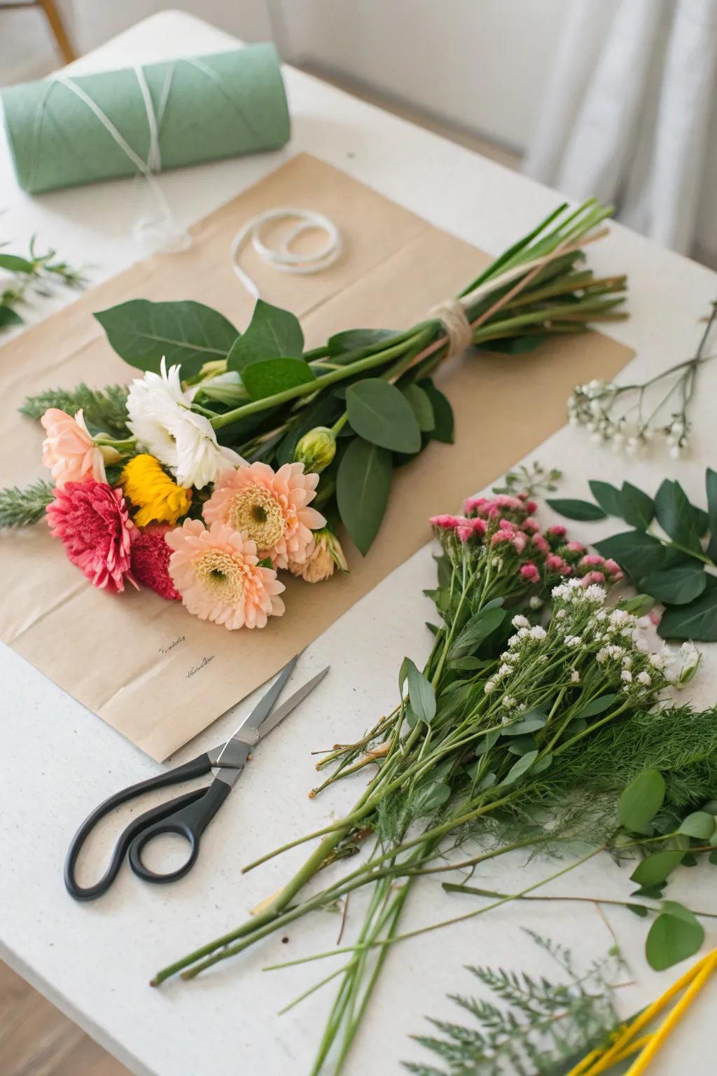 DIY flower kits inspire creativity and fun.