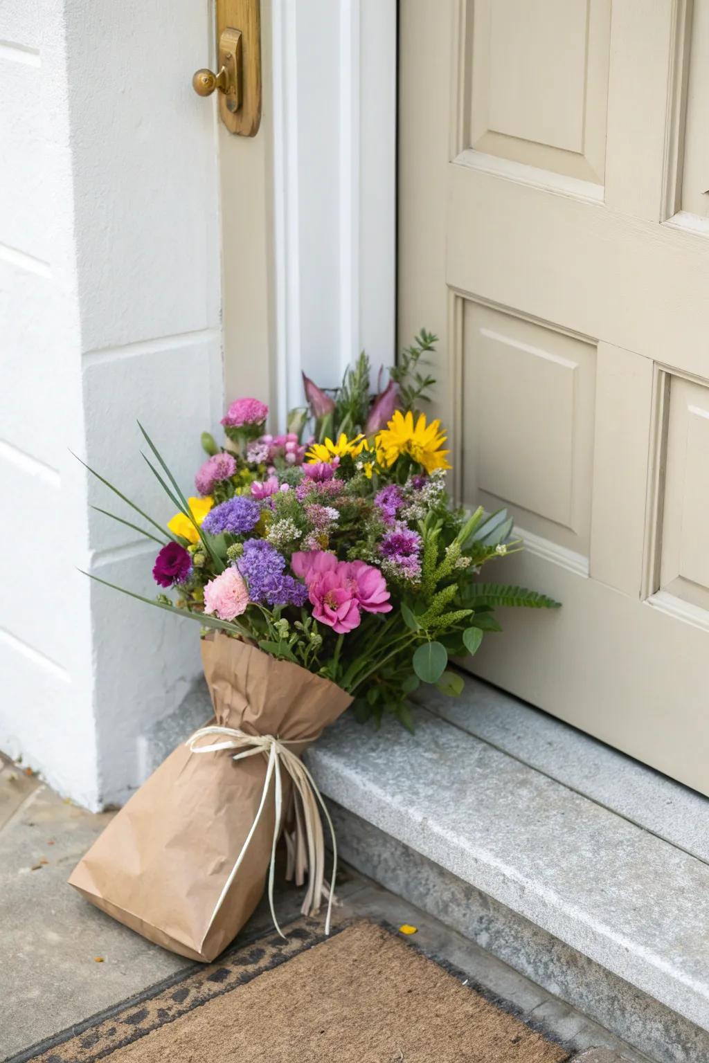 A floral subscription ensures ongoing beauty.