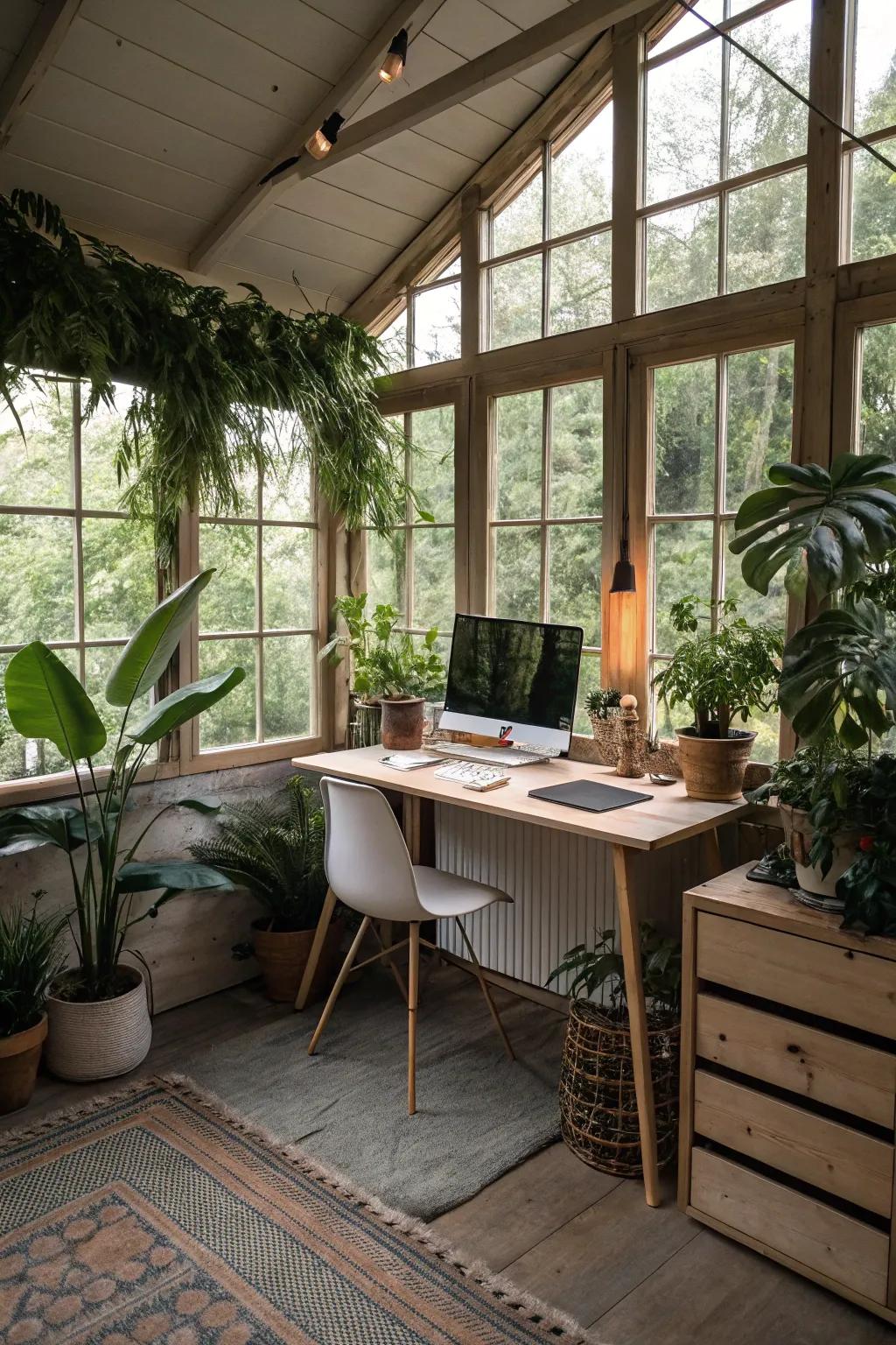 Maximize natural light for a brighter, more inviting workspace.