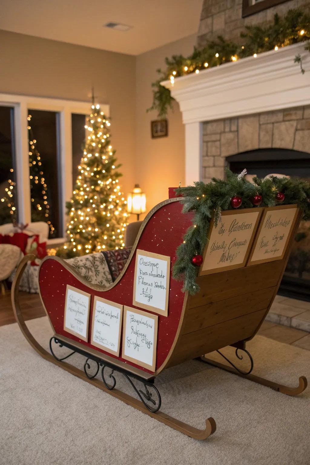 Personalized boards add a heartfelt touch.