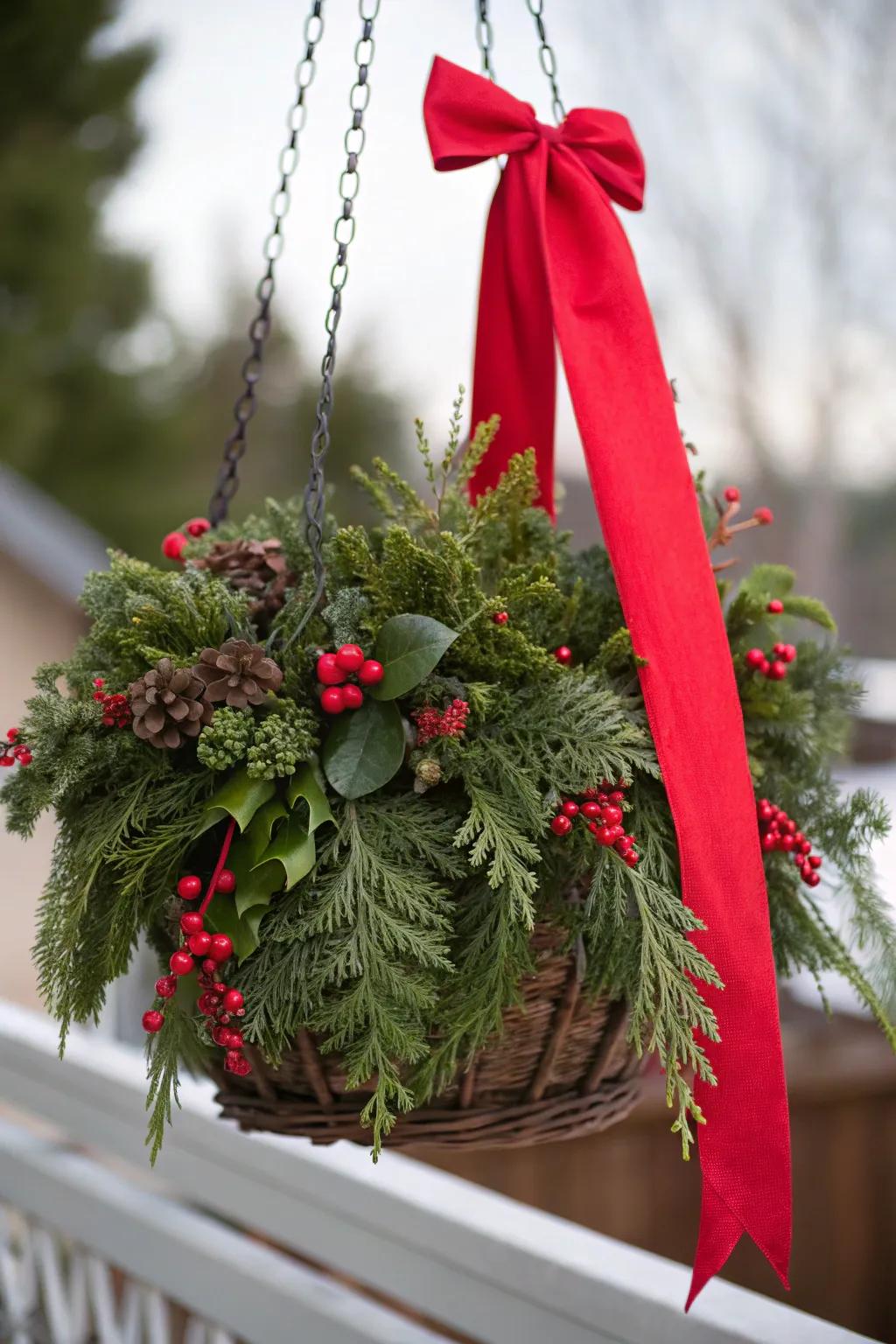 A bold ribbon can transform your basket into a showstopper.