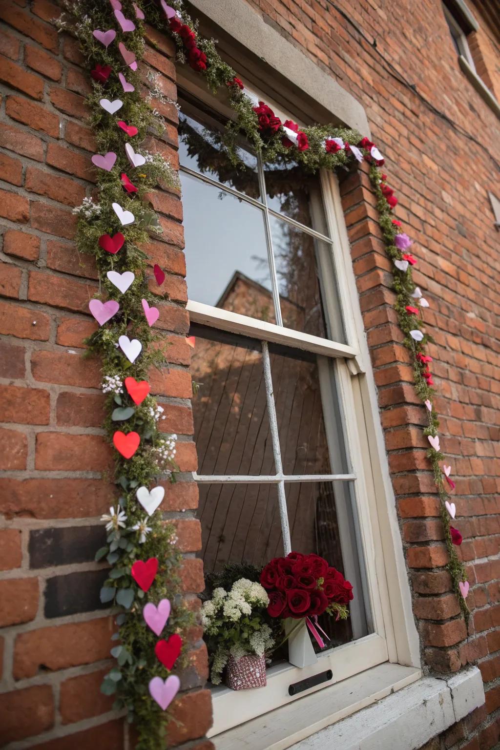 Repurpose with style using a window frame wreath.