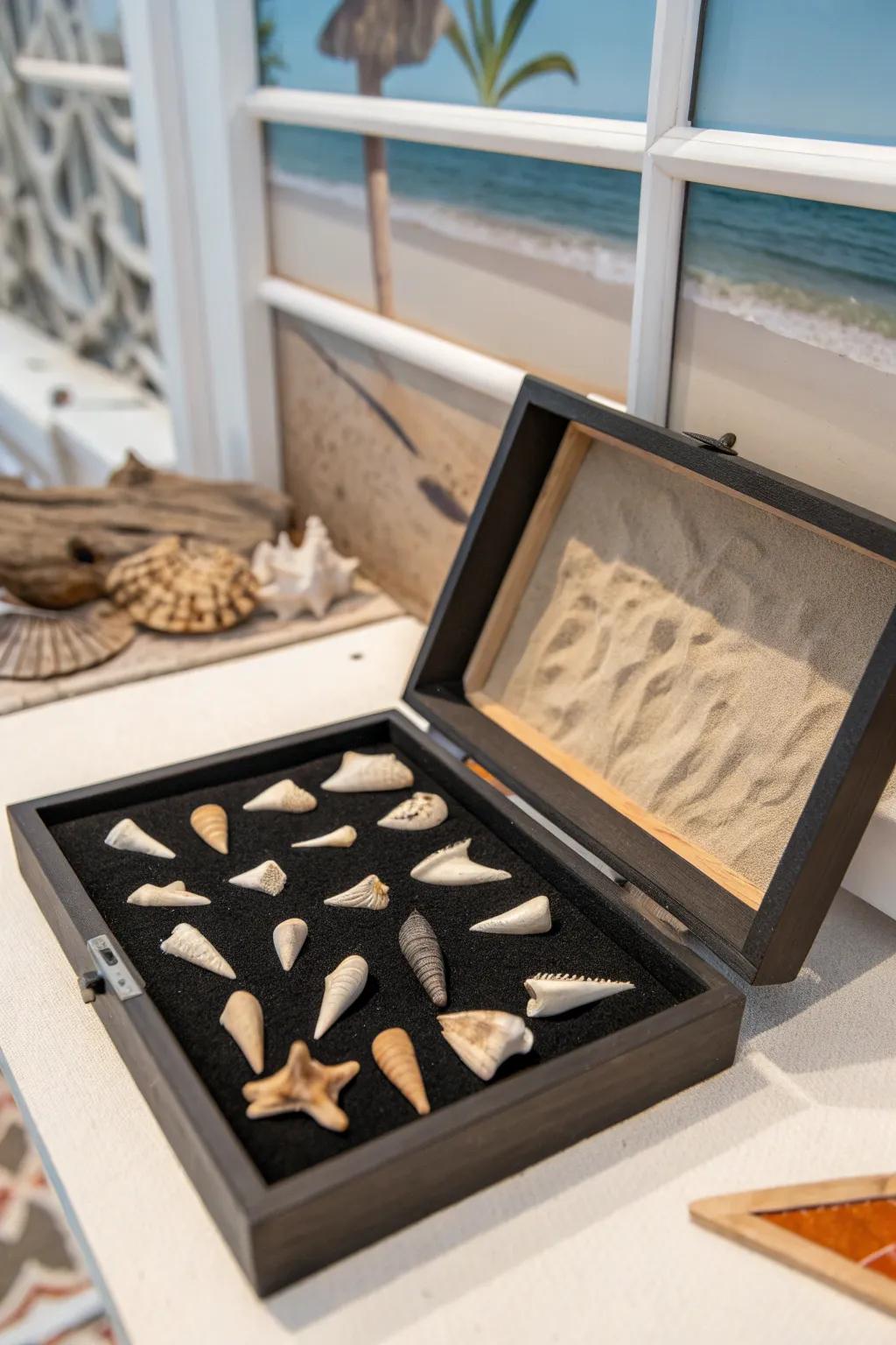 A shadow box that brings the ocean's mystery into your home.