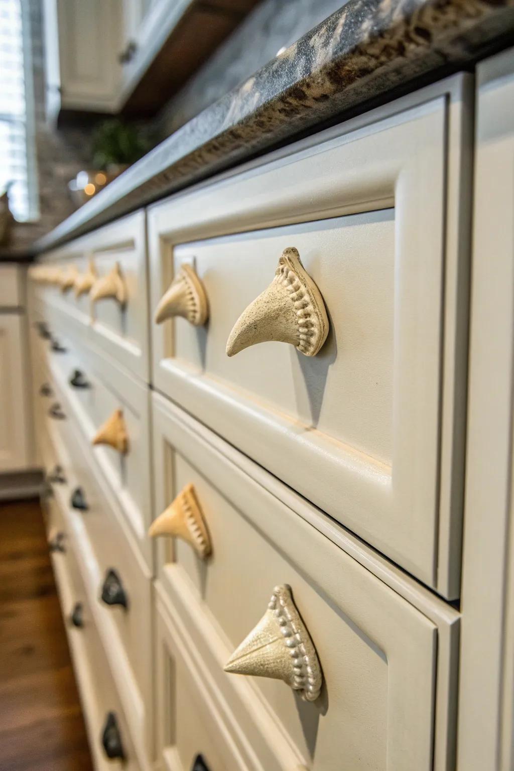 Drawer pulls that infuse your home with a touch of the sea.
