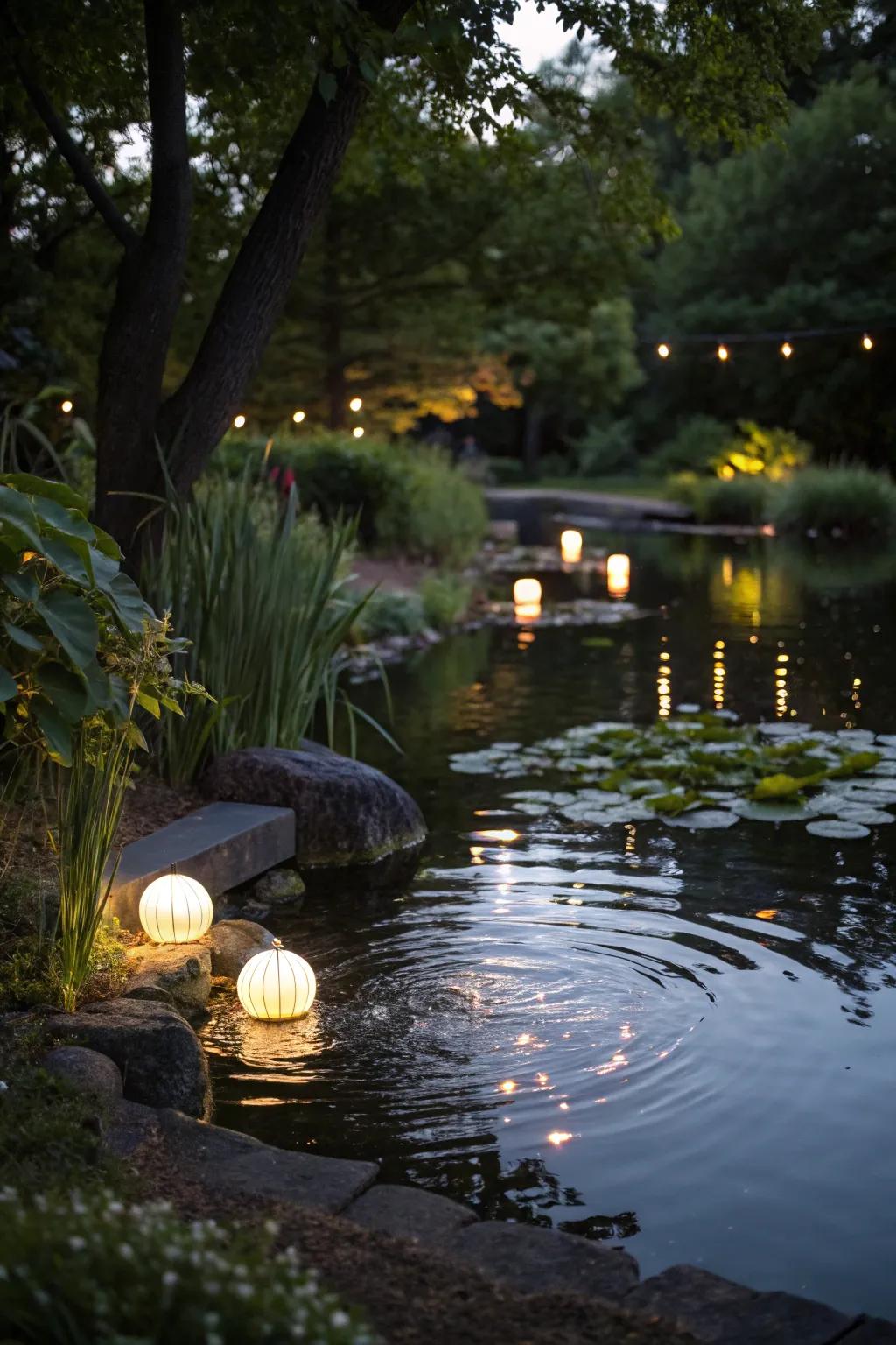 Conceal your lights for a mysterious and indirect glow.