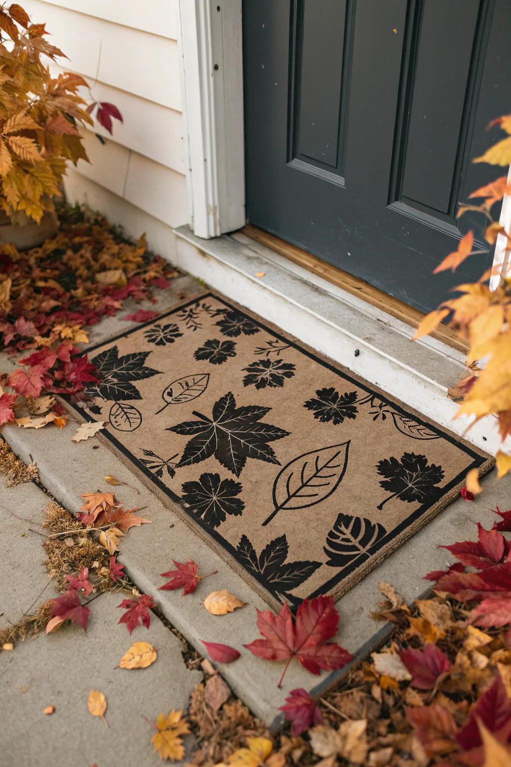 A floral design with a spooky twist for Halloween.