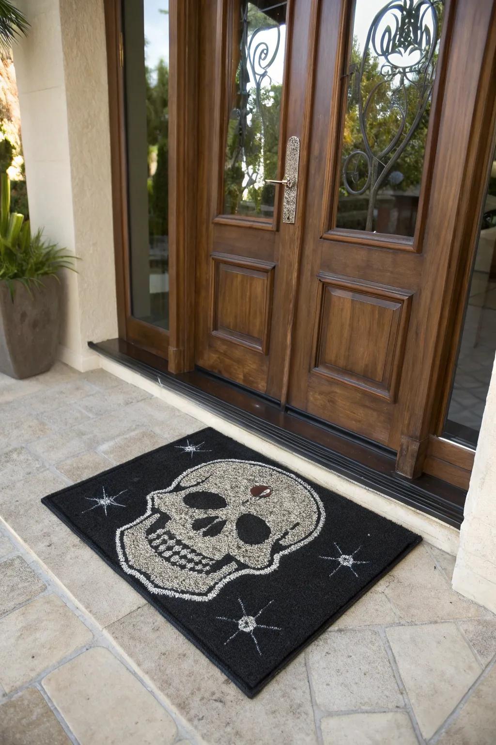 A glamorous skull design for a chic Halloween.